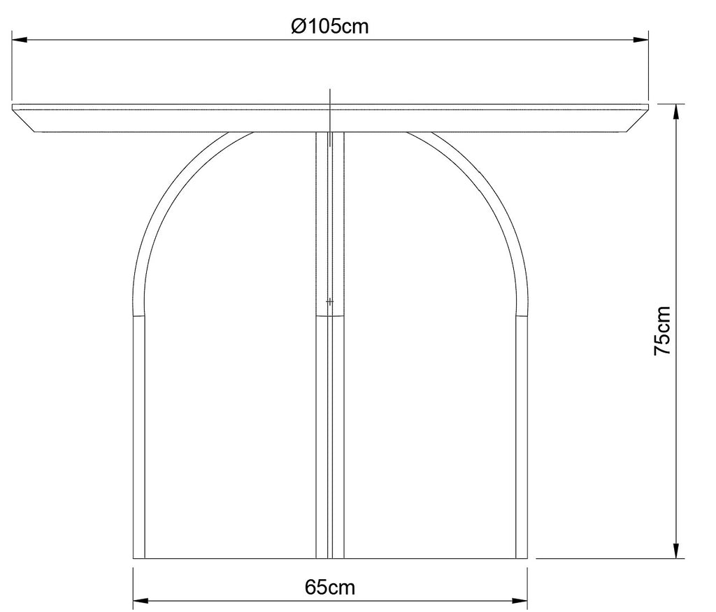 Stół 01 – okrągły stół dębowy